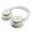 Guess Bluetooth ENC Rectangle Metal Script over-ear slušalice bijele