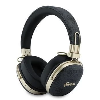 Guess over-ear Bluetooth slušalice s ENC, Metal 4G Script Logo, crne