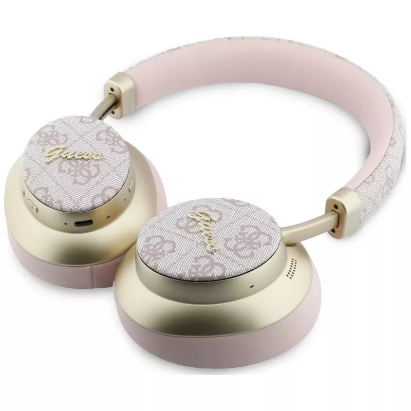 Guess GUE005458 over-ear Bluetooth slušalice s ENC, roza
