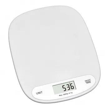 TFA 50.2003.02 Digital Kitchen Scale, 5 kg Capacity, White, Wall Mountable