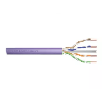 DIGITUS Cat.6 U/UTP B2ca instalacijski kabel, AWG23/1, LSOH, 500m, ljubičasti, kolut
