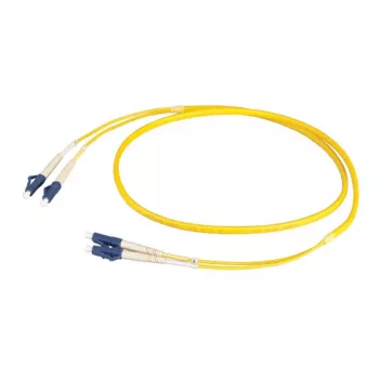 EFB Elektronik duplex jumper LC-LC OS2 flat twin 3m žuti