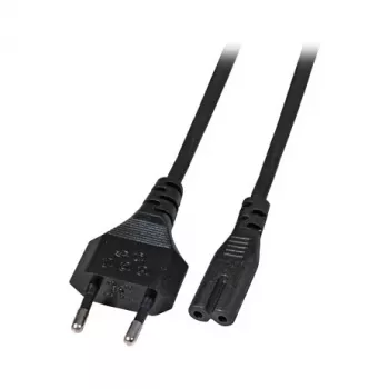 EFB Elektronik strujni kabel, euro utikač na C7 180 stupnjeva, 2 m, crni