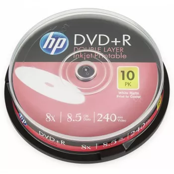 Verbatim DVD+R DL 8,5GB 8x HP printable vreteno (10 diskova)