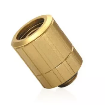 Bitspower Artemis ravni rotirajući kompresijski spoj G1/4 inch muški na 16/10mm, zakretni - Stardust Gold