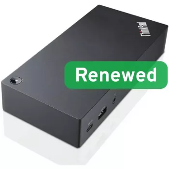 Lenovo Renewed ThinkPad USB-C Dock Gen 2 40AS 90W, rabljen, uključeno napajanje