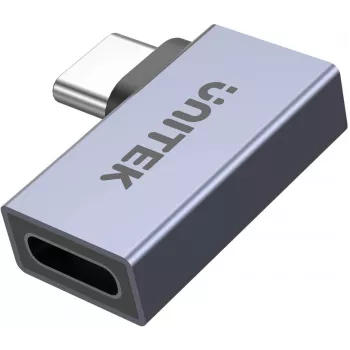 UNITEK USB-C na USB-C zakrivljeni plosnati adapter 40Gbps