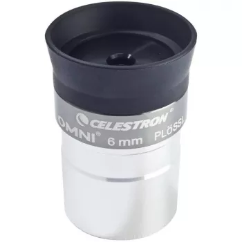Celestron Omni 6 mm Plössl okular - 1,25 inch, potpuno višestruko premazan - crno-srebrni