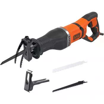 Black & Decker BES301-QS recipročna pila 2800 spm 750 W, crno-narančasta