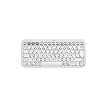 Logitech Pebble Keys 2 K380s bežična tipkovnica, Tonal White