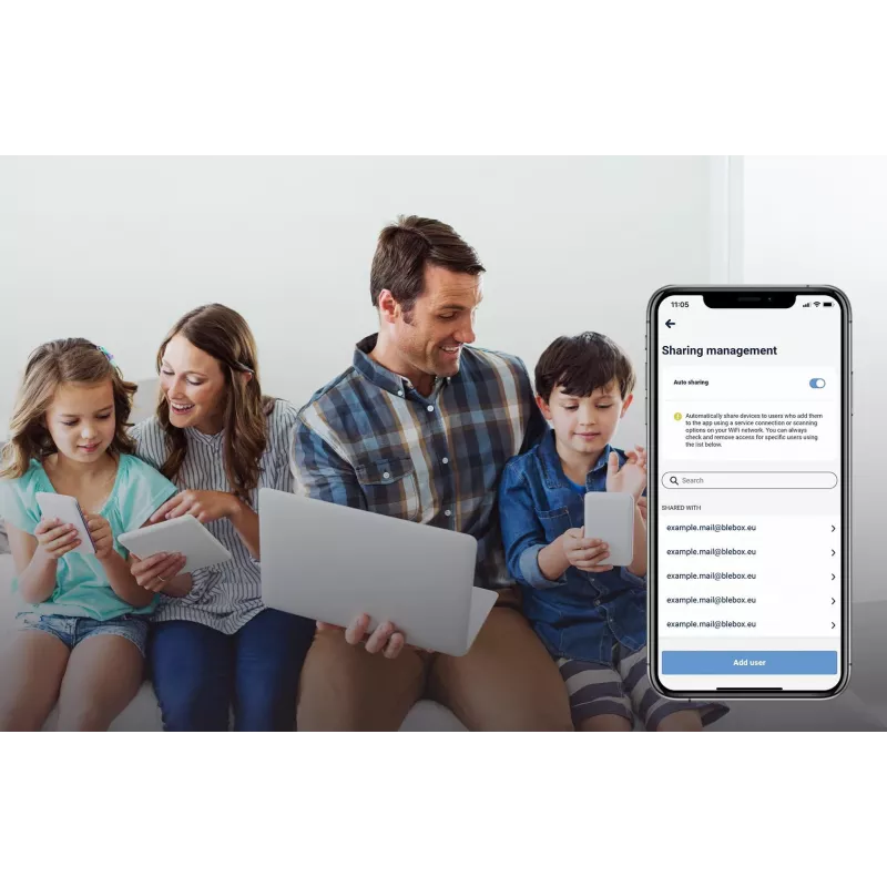 BLEBOX inputSensorQ Wi-Fi 4-ulazni modul