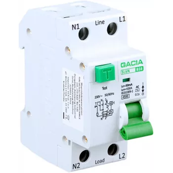 GACIA SL6N RCBO 1P+N B16A 30mA tip AC zaštitni prekidač struje kvara sa zaštitom od prekomjerne struje
