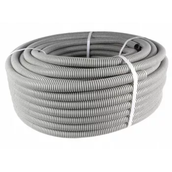 PAWBOL valovita cijev PVC 50m, 320N, vanjski promjer 20mm / unutarnji promjer 14mm, siva 6161A-50P
