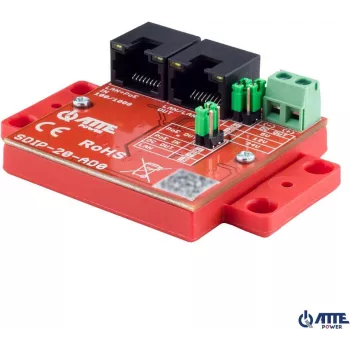 ATTE SDIP-20-AD0 PoE step-down adapter 20W 12V DIN tračnica