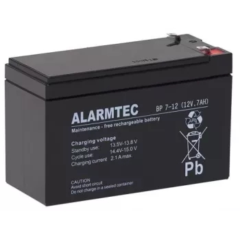 ALARMTEC BP 7-12 AGM baterija 12V 7Ah zatvorena olovno-kiselinska