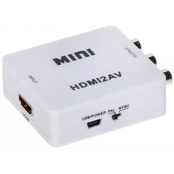DELTA HDMI na AV pretvarač - crni