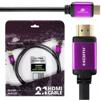 SPACETRONIK HDMI 2.1 8K kabel 1,5m SH-SPR015