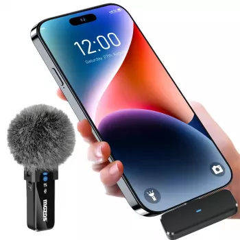 MOZOS MX2-SINGLE bežični lavalier mikrofon za telefone, 2,4 GHz, USB-C