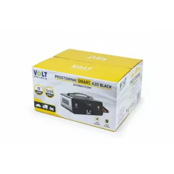 VOLT POLSKA pametni punjač 12V/24V 15A A20 crni