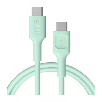 Green Cell PowerFlex Fast Charging USB Type-C na USB Type-C kabel 100W mint zelena 1,2m