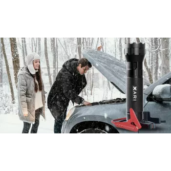 XARI JS50 4-u-1 jump starter 1000A peak, 20000mAh power bank, kompresor za zrak, LED svjetiljka