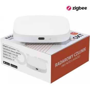 OXT T165 USB ZigBee Tuya radarski senzor prisutnosti i osvjetljenja u milimetarskom valu