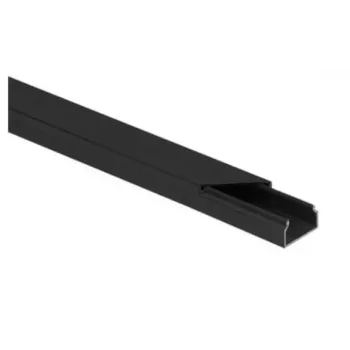 STASIŃSKI SP. Z O.O. Cable Management Trunking Kit Black CLS 14x14 2m (Pack of 10 pcs.)