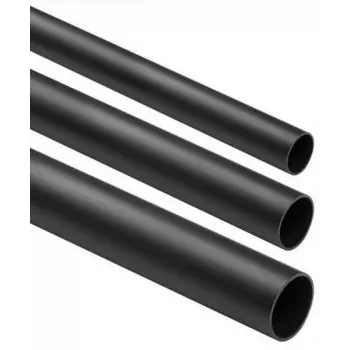 STASIŃSKI SP. Z O.O. Rigid Smooth Electrical Conduit Black CRL-18 2m (Pack of 25)