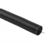OLLO fleksibilno PVC valovito crijevo UV 320N s pilot žicom 50/43 mm, 25 m, crno