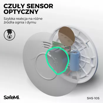 SAFEMI SHS-10W Wi-Fi detektor dima, 3 godine jamstva