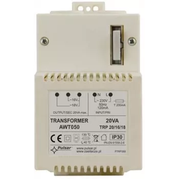 Pulsar AWT050 TRP toroidalni transformator 20VA 16 V/18V
