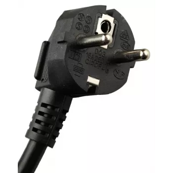 GETFORT LGF-06-Z 19 inch 1U 6-struka Schuko jedinica za distribuciju struje (PDU) - 1,8 m kabel, 16 A, 230 V, crna