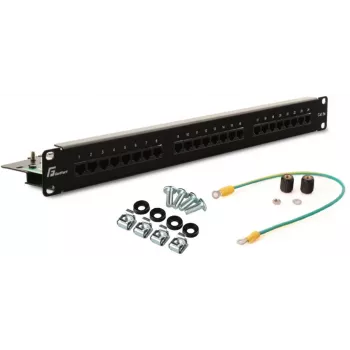 GETFORT PGF-5EUTP24-B5 Cat.5e UTP 24-Port patch panel 1U 19 inch crni