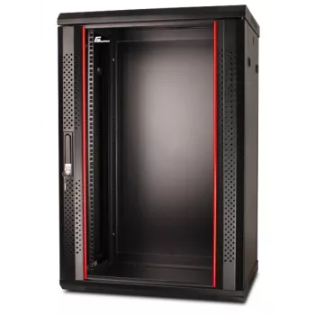 GETFORT CALI 19 inch 18U 600x450 zidni rack ormar crni