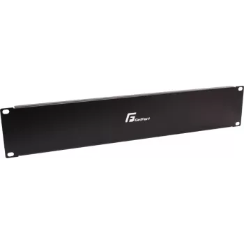 Getfort 2U slijepa ploča za 19 inch rack ormare - crna
