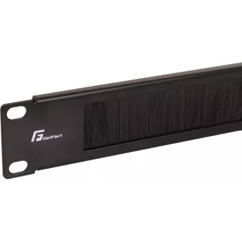 Getfort GF-Brush-RB 1U 19 inch četkasta letvica za rack ormare - crna