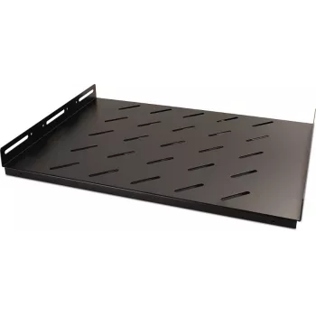 Getfort 60cm fiksna polica za ormar kućište 1U 19 inch crna 50kg