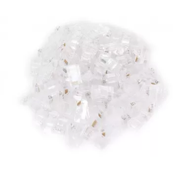 GETFORT RJ45 Cat.5e prohodni konektor UTP 8P8C 100 komada
