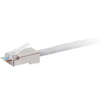 GETFORT RJ45 Cat.6 oklopljeni prohodni konektor 8P8C 100 komada prozirni
