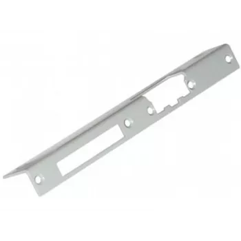 ELEKTRA-PLUS kutna dugačka desna rozeta za vrata, smeđa, 240x40 mm, čelik, lakirana, za cilindar bravu po euro profilu, nadgradna, unutarnja vrata, serija 2423