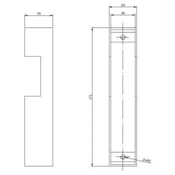 ELEKTRA-PLUS KASETA ELEKTRA R2 podžbukni razvodnik 18 modula 3 reda IP40 bijeli vrata od dimljenog stakla