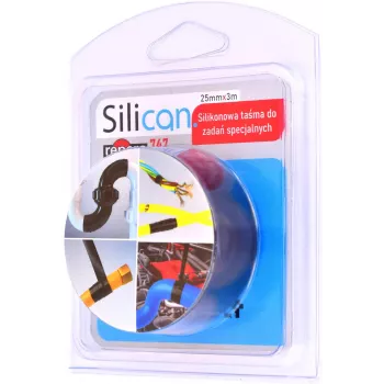 Repero 747 silikonska samostezna traka 25mm x 3m, crna, TTE747S1-0025-03
