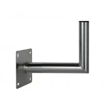 CORAB USL-48/250AL kutni zidni nosač za 48mm stup, 250mm doseg, aluminij, srebrni