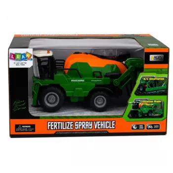 LEAN TOYS kombajn s funkcijom prskanja, svjetlima, zvukovima, 1:24