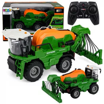 LEAN TOYS kombajn s funkcijom prskanja, svjetlima, zvukovima, 1:24
