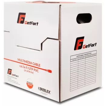 GETFORT Premium Cat.5e U/UTP PVC mrežni kabel 500m, sivi