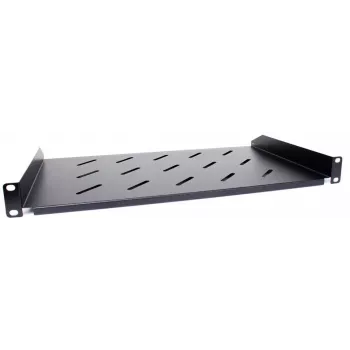 Getfort univerzalna 19 inch 1U 270mm polica za rack crna
