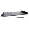 Getfort univerzalna 19 inch 1U 270mm polica za rack crna