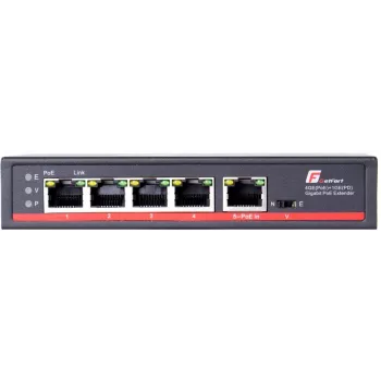 GETFORT GF-105-4PG-PD-90 PoE preklopnik 4 GE + 1 GE 90W (PoE-In)