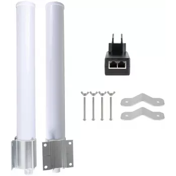 GETFORT GF-ANT-360 omnidirekcijska antena 12 dBi 2,4-2,5 GHz N-utičnica bijela